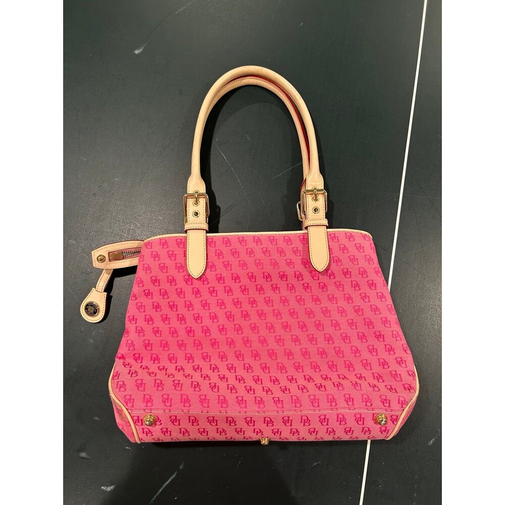 Vintage Dooney and burke pink monogram bag